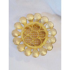 VINTAGE LIPSTICK HOLDER 6 TUBES FLOWER DAISY HOLLYWOOD REGENCY